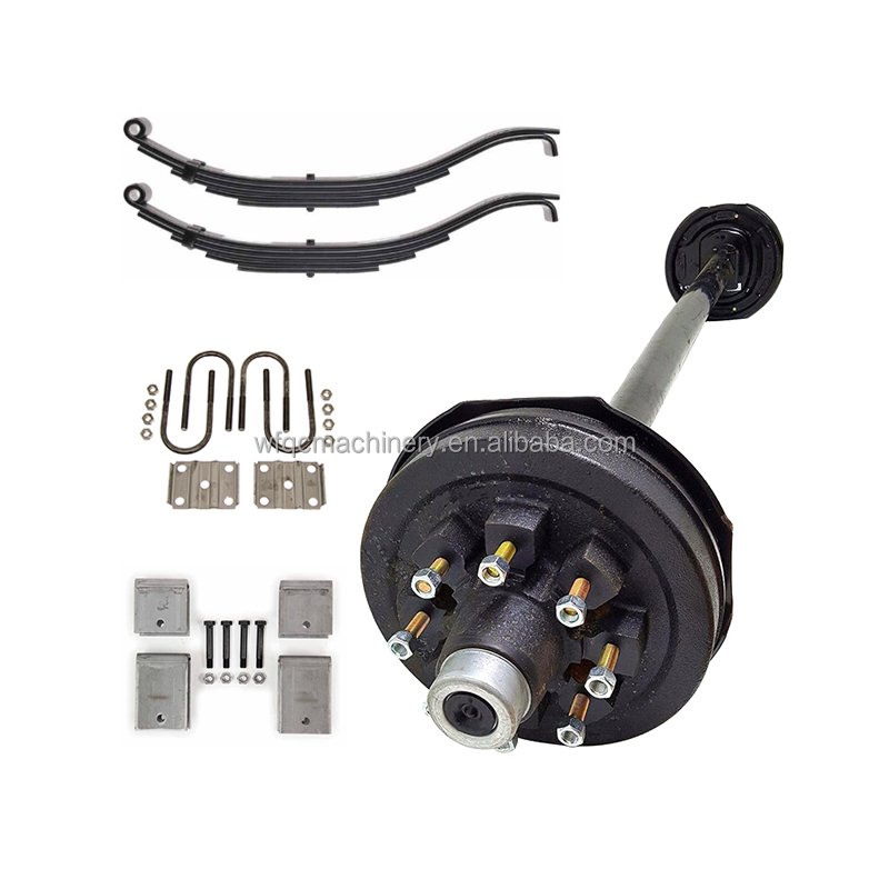 AU Market 10inch 1000-2500Kg Hydraulic Drum Brake Trailer Axle Private Order